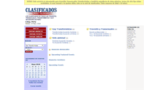Desktop Screenshot of clasificados.peru-travesti.com